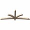 Ekena Millwork Davenport Smooth Timber Gable Bracket, Douglas Fir, 84"W x 35"H x 3 1/2"D x 3 1/2"F, 10/12 Pitch GBW084X35X0404DAV00SDF - alternate 4